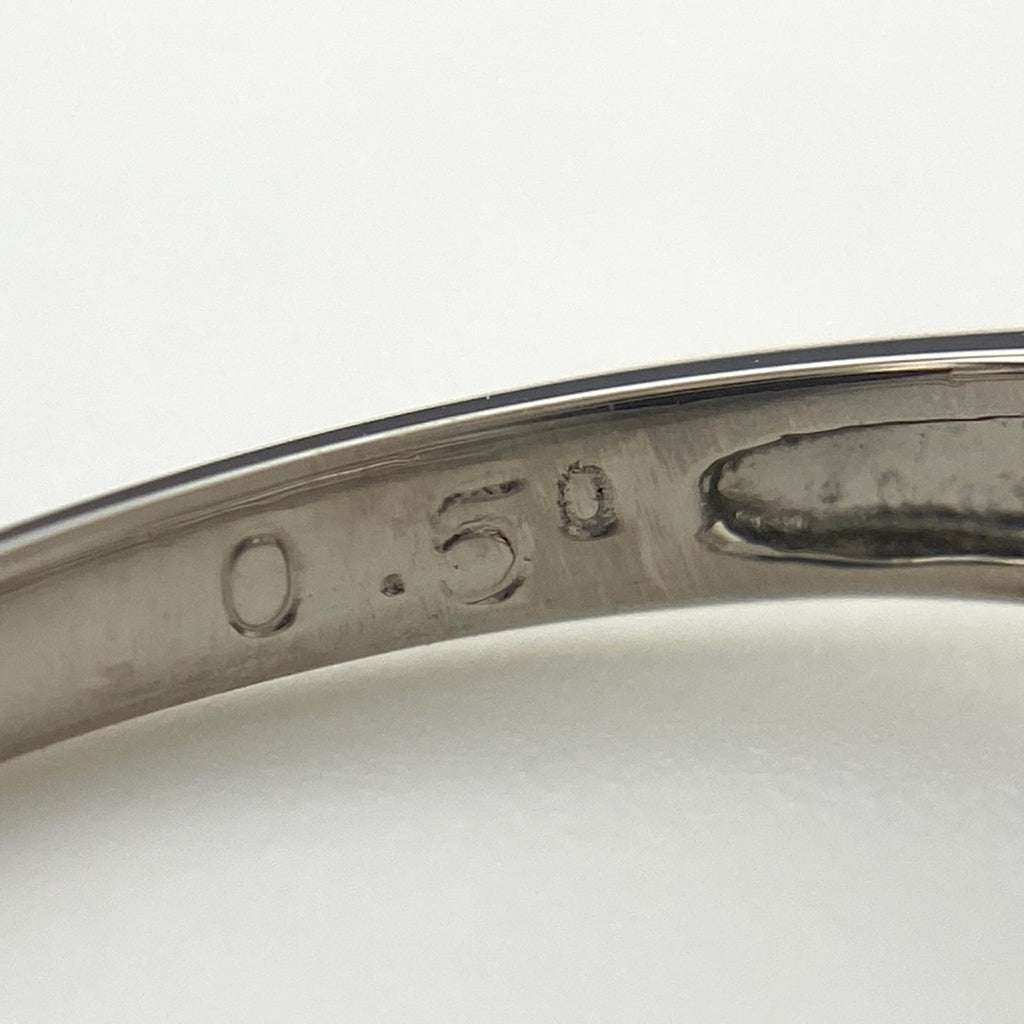 メレダイヤ デザインリング プラチナ 指輪 リング 8号 Pt900 ダイヤモンド レディース 【中古】nbjwl