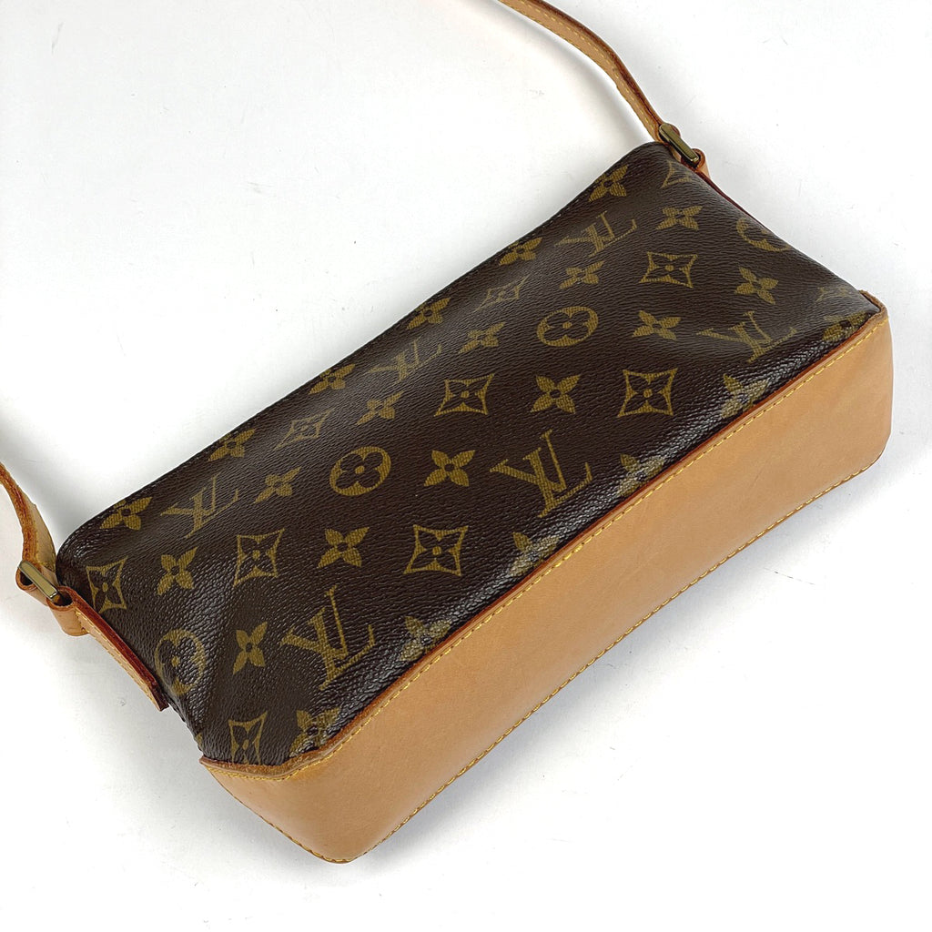 ルイ・ヴィトン トロター 斜め掛け ポシェット ショルダーバッグ モノグラム ブラウン M51240 レディース 【中古】brbag