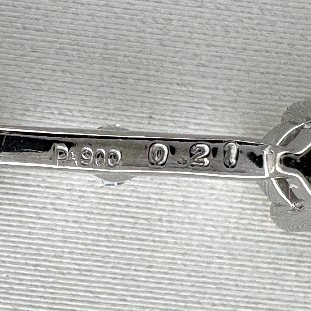 メレダイヤ デザインネックレス プラチナ ペンダント ネックレス Pt900 Pt850 ダイヤモンド レディース 【中古】nbjwl