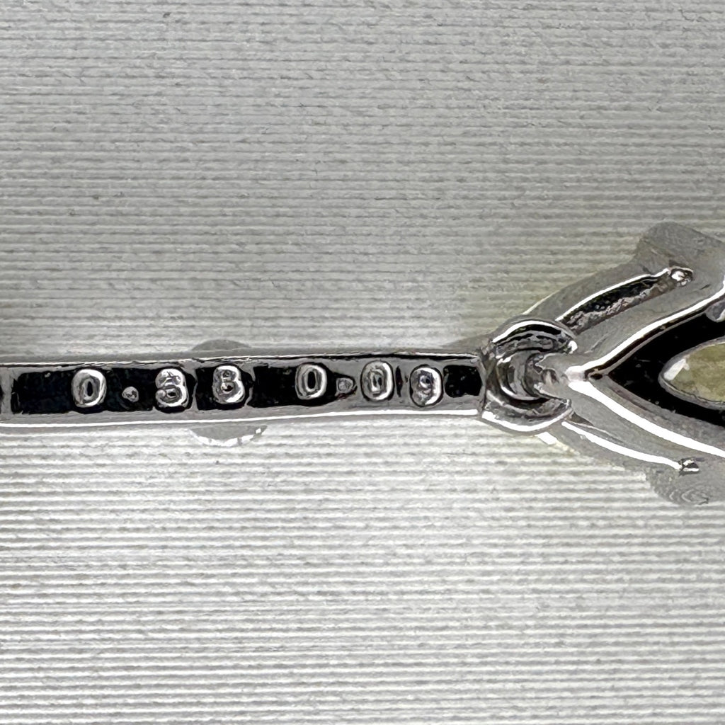 メレダイヤ デザインネックレス プラチナ ペンダント ネックレス Pt900 Pt850 ダイヤモンド レディース 【中古】nbjwl