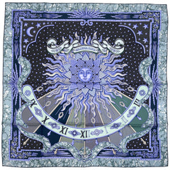 エルメス カレ 90 GLORIA SOLI 栄光の日 スカーフ シルク ブルー マルチカラー レディース ブランドバッグ・小物 【中古】brbag