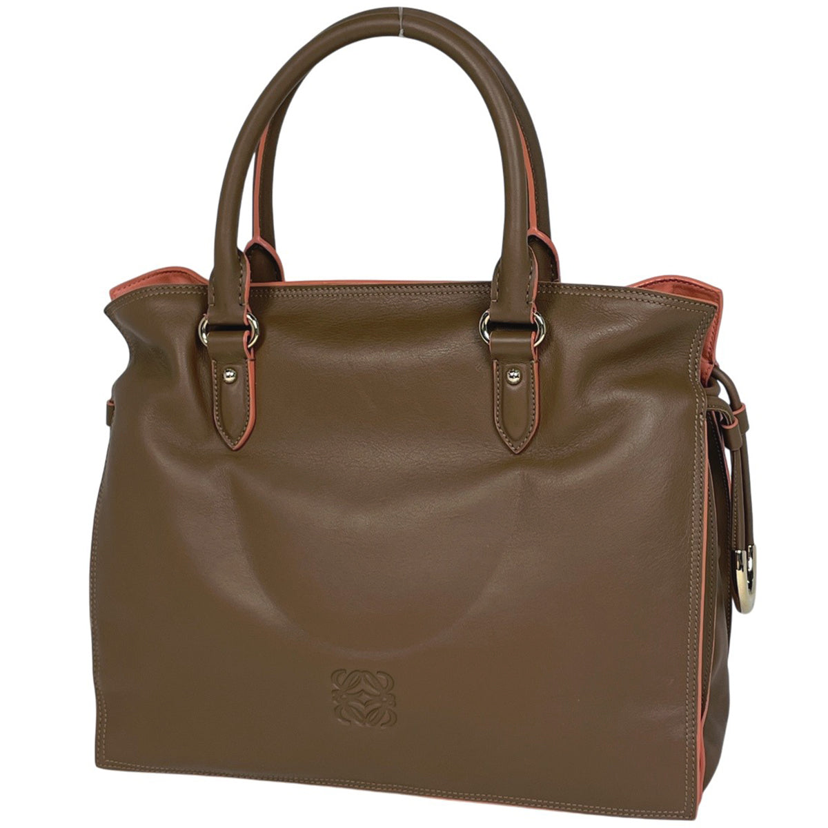 ロエベ アナグラムキャンバストートバッグ ベージュ 黒 赤ピンク 保存