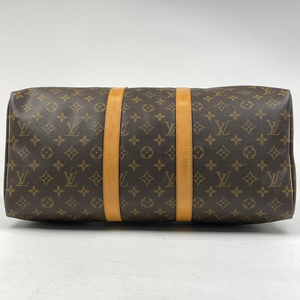 ルイ・ヴィトン キーポル 45 ハンドバッグ 旅行 出張 ビジネス ボストンバッグ モノグラム ブラウン M41428 レディース 【中古】brbag