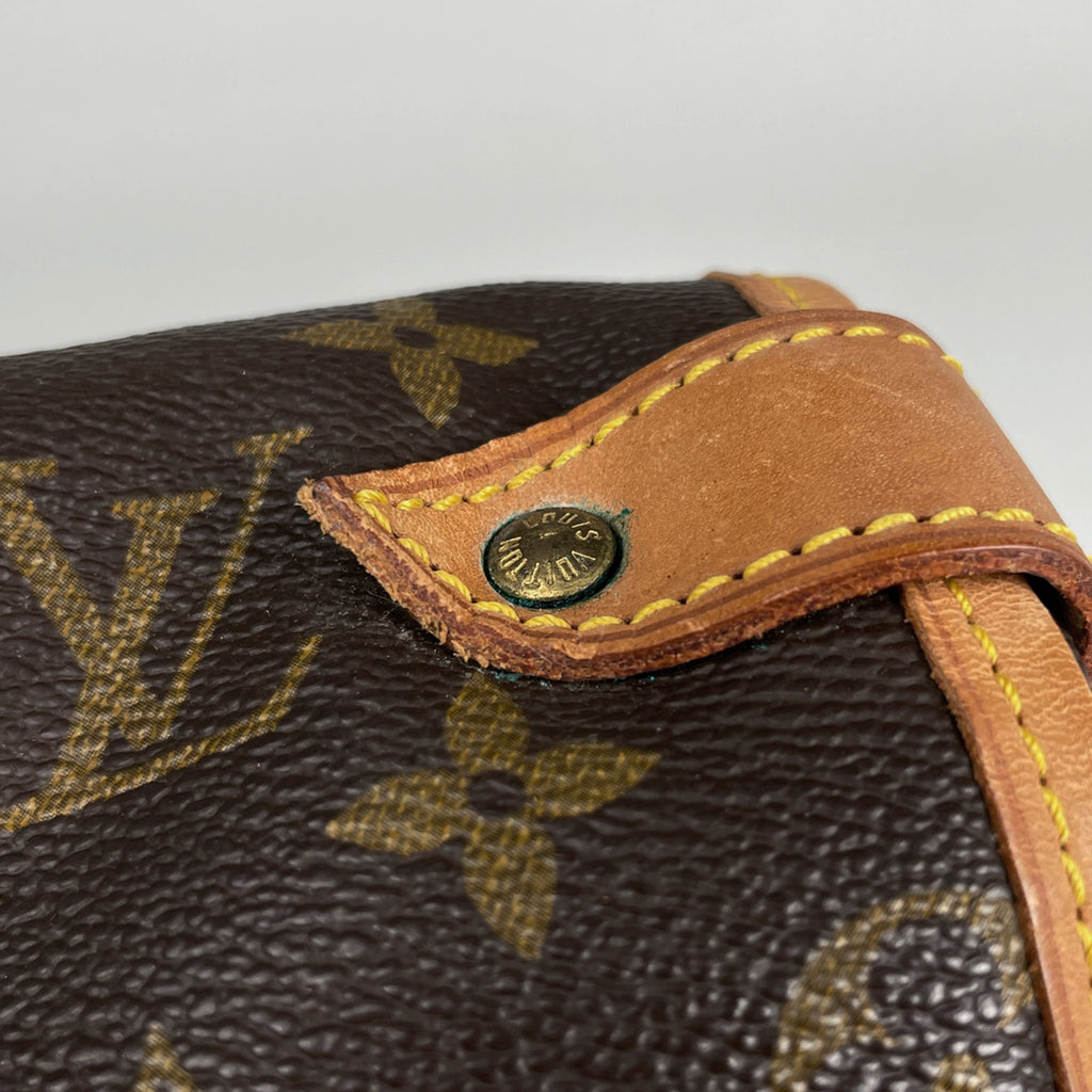 ルイ・ヴィトン ソミュール 35 斜め掛け ショルダーバッグ モノグラム ブラウン M42254 レディース 【中古】brbag