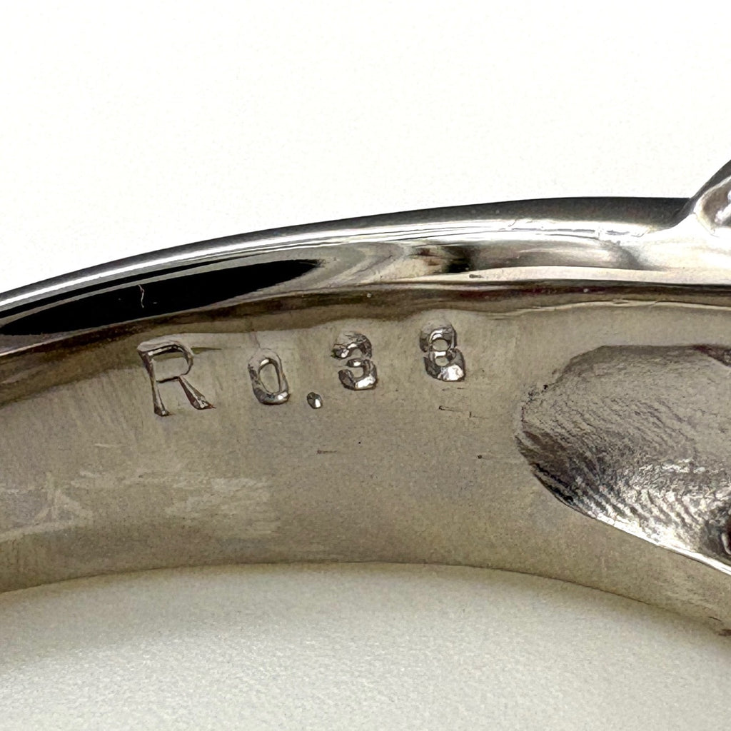 ルビー デザインリング プラチナ 指輪 メレダイヤ リング 9.5号 Pt900 ルビー ダイヤモンド レディース 【中古】nbjwl