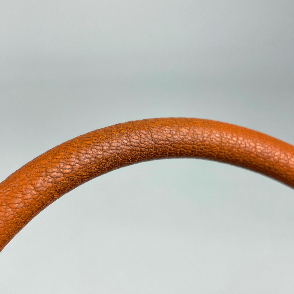 ミュウ ミュウ ロゴ ハンドバッグ 2WAY ショルダーバッグ ハンドバッグ レザー オレンジ レディース 【中古】brbag