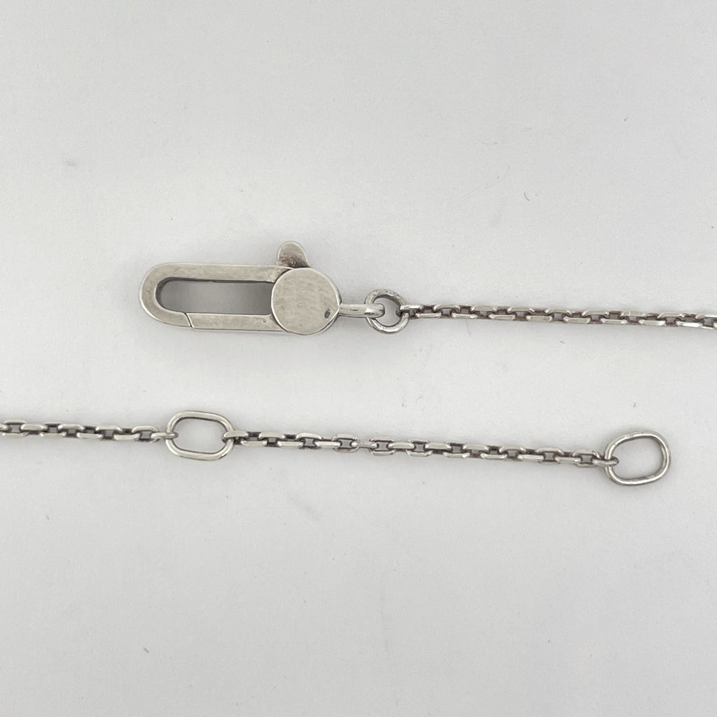 グッチ ハートモチーフ ネックレス ロゴ ネックレス シルバー925 シルバー レディース 【中古】bracc