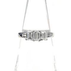 ダイヤモンド デザインリング プラチナ 指輪 リング 11号 Pt900 ダイヤモンド レディース 【中古】nbjwl