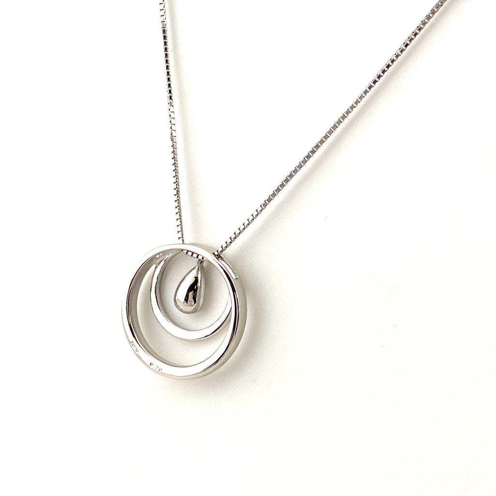 メレダイヤ デザインネックレス プラチナ ペンダント ネックレス Pt900 Pt850 ダイヤモンド レディース 【中古】nbjwl