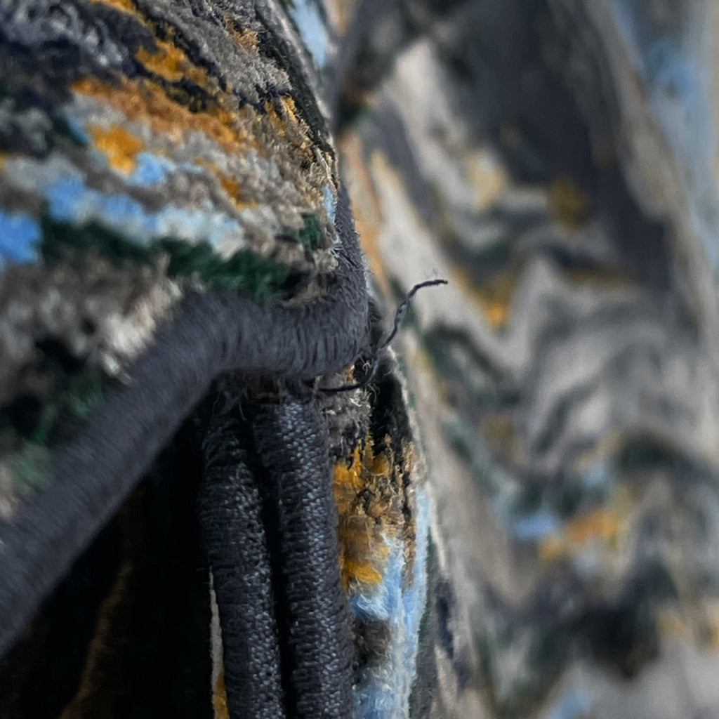 フェンディ ピーカブー アイシーユー ミディアム ハンドバッグ 2WAY ショルダーバッグ マーブル ハンドバッグ ファブリック ネイビー マルチカラー 8BN321 レディース 【中古】brbag