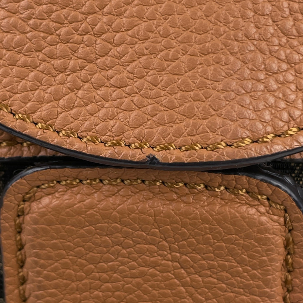 フェンディ ズッカ柄 ハンドバッグ 2WAY ショルダーバッグ 巾着 ハンドバッグ キャンバス ブラウン レディース 【中古】brbag