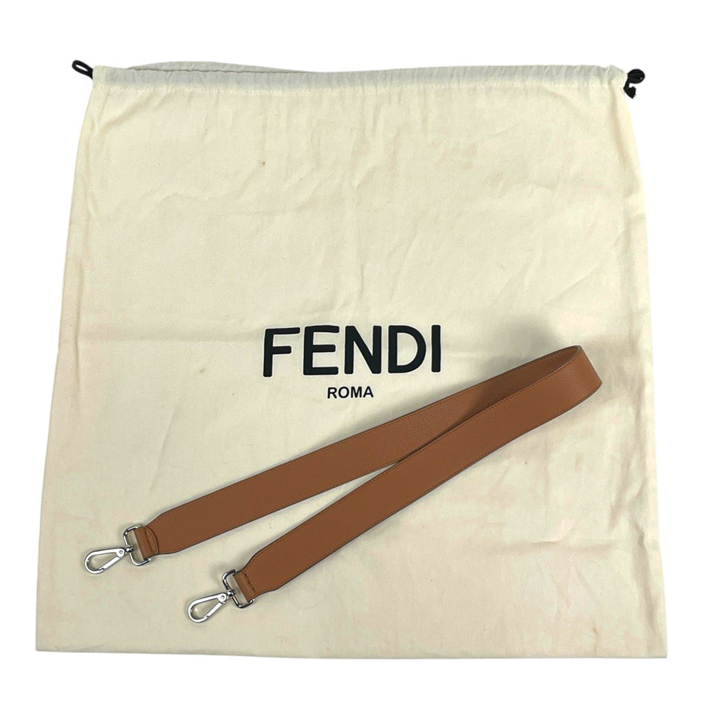 フェンディ ズッカ柄 ハンドバッグ 2WAY ショルダーバッグ 巾着 ハンドバッグ キャンバス ブラウン レディース 【中古】brbag