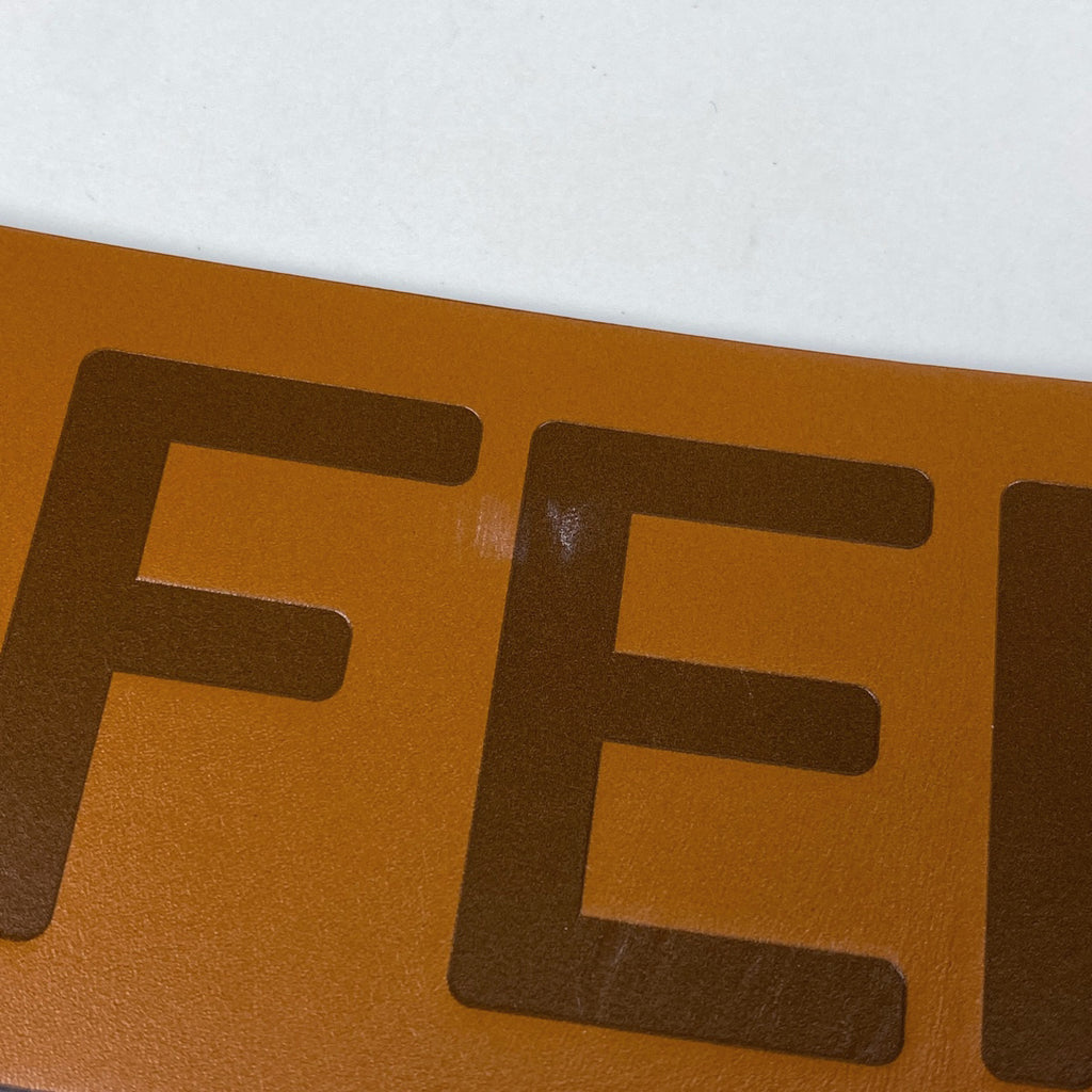 フェンディ ロゴ ベルト クリップベルト レザー ブラウン レディース 【中古】brbag