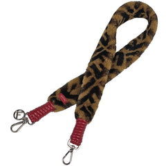 フェンディ ズッカ柄 ショルダーストラップ 肩掛け ショルダーストラップ ファブリック レザー ブラウン レッド レディース 【中古】brbag