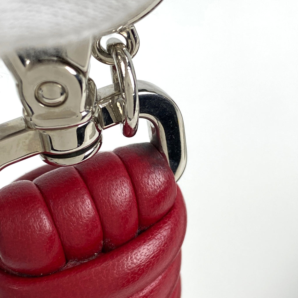 フェンディ ズッカ柄 ショルダーストラップ 肩掛け ショルダーストラップ ファブリック レザー ブラウン レッド レディース 【中古】brbag