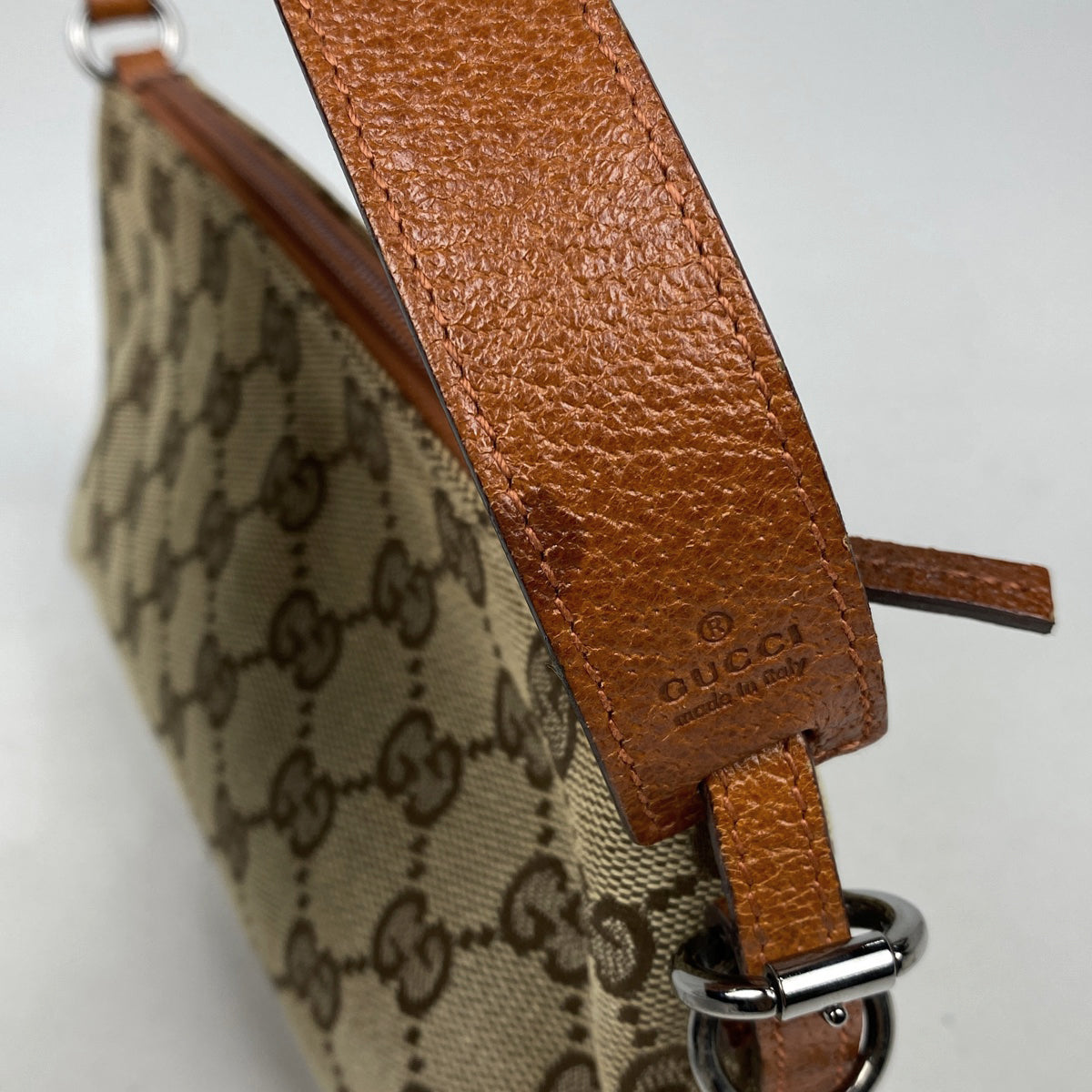 バイセル公式】グッチ GG柄 ハンドバッグ アクセサリーポーチ