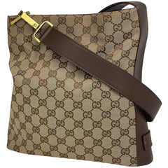 グッチ GG柄 ショルダーバッグ 斜め掛け ショルダーバッグ GGキャンバス ベージュ ブラウン レディース 【中古】brbag