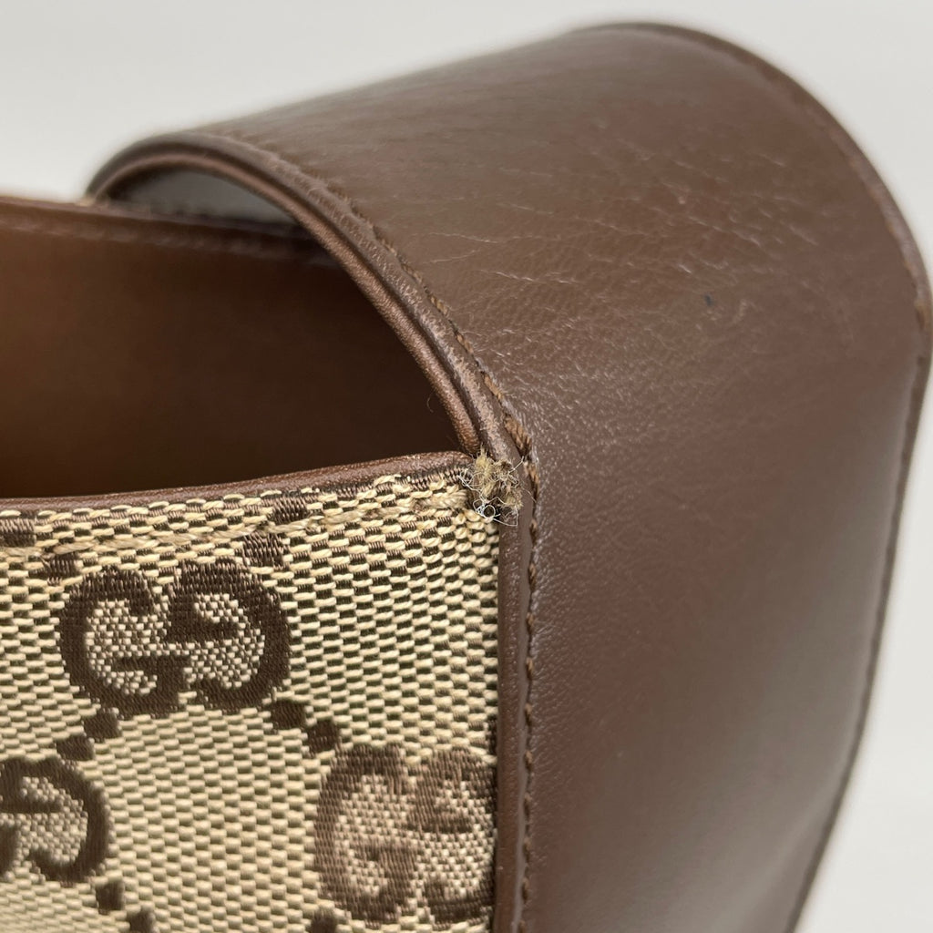 グッチ GG柄 ショルダーバッグ 斜め掛け ショルダーバッグ GGキャンバス ベージュ ブラウン レディース 【中古】brbag