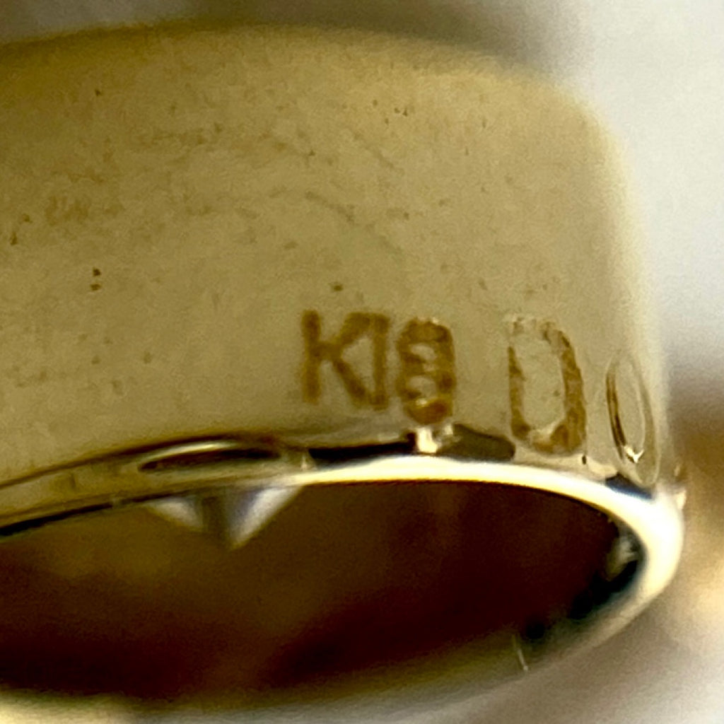 ダイヤモンド デザインネックレス YG イエローゴールド ペンダント ネックレス K18 ダイヤモンド レディース 【中古】nbjwl