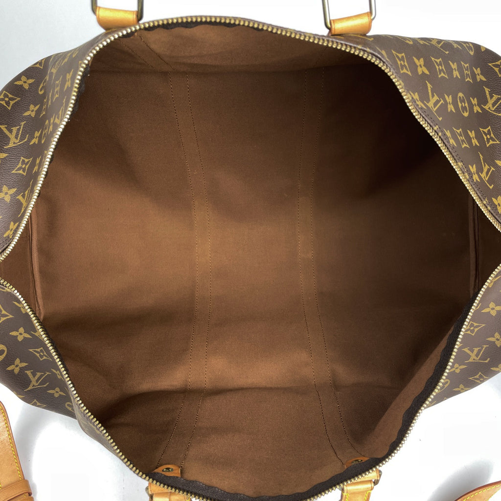 ルイ・ヴィトン キーポル バンドリエール 60 旅行 出張 ボストンバッグ モノグラム ブラウン M41412 レディース 【中古】brbag