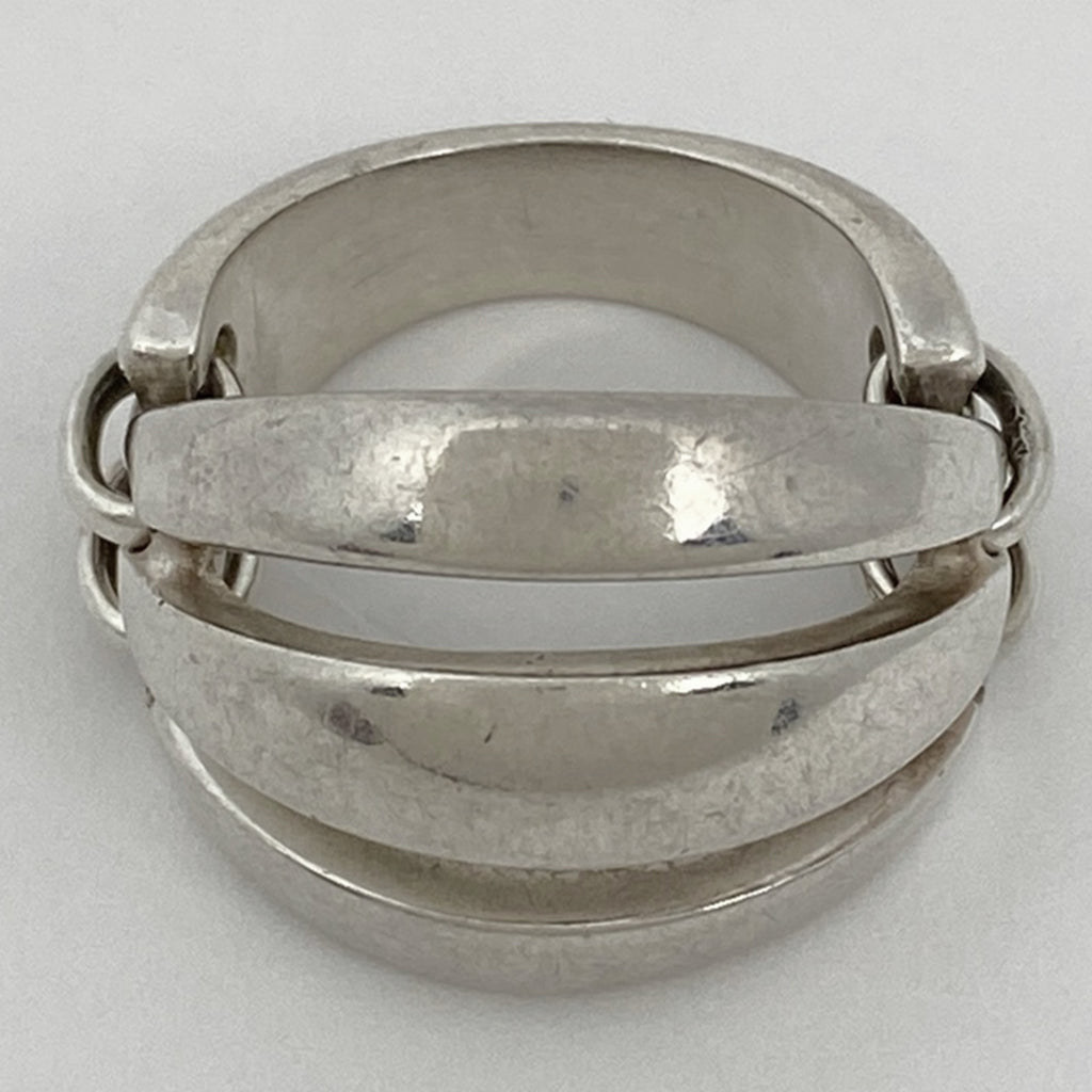 ジョージジェンセン デザイン リング 427 メロン 指輪 リング 9.5号 シルバー925 シルバー レディース 【中古】bracc