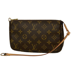 ルイ・ヴィトン ポシェット アクセソワール メイク コスメ アクセサリーポーチ モノグラム ブラウン M51980 レディース 【中古】brbag