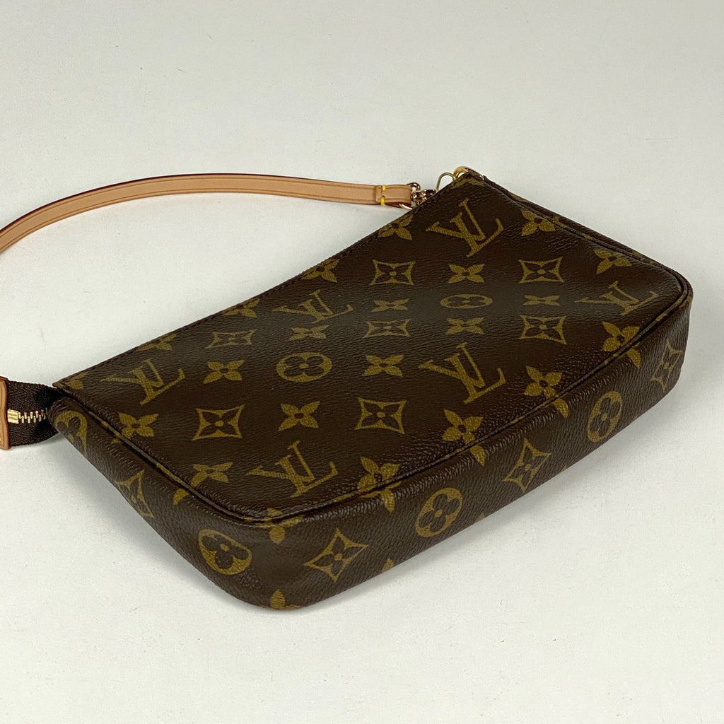 ルイ・ヴィトン ポシェット アクセソワール メイク コスメ アクセサリーポーチ モノグラム ブラウン M51980 レディース 【中古】brbag