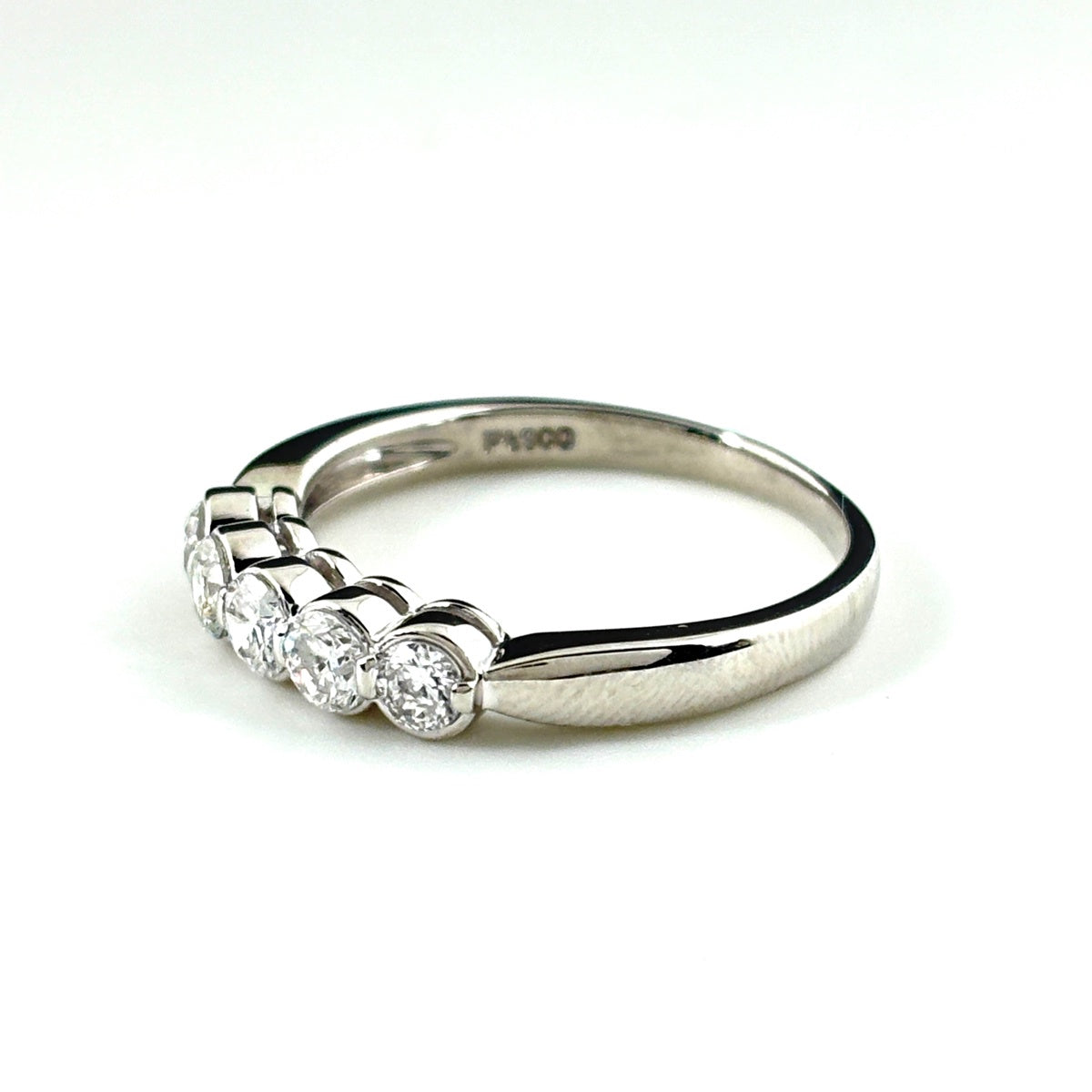 メレダイヤ デザインリング プラチナ 指輪 リング 13号 Pt900