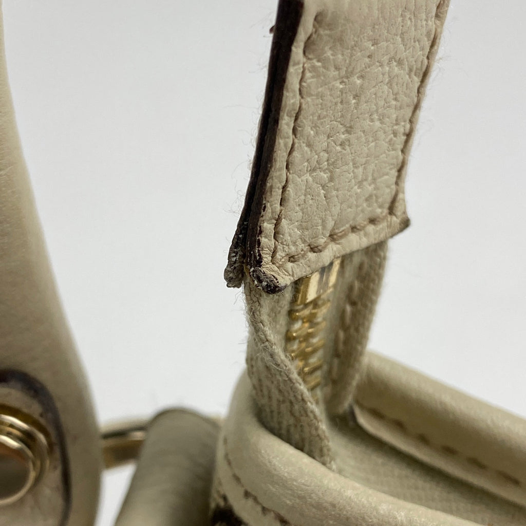 グッチ GG柄 ショルダーバッグ ワンショルダー 肩掛け アビー ショルダーバッグ GGキャンバス ベージュ ホワイト 130939 レディース 【中古】brbag