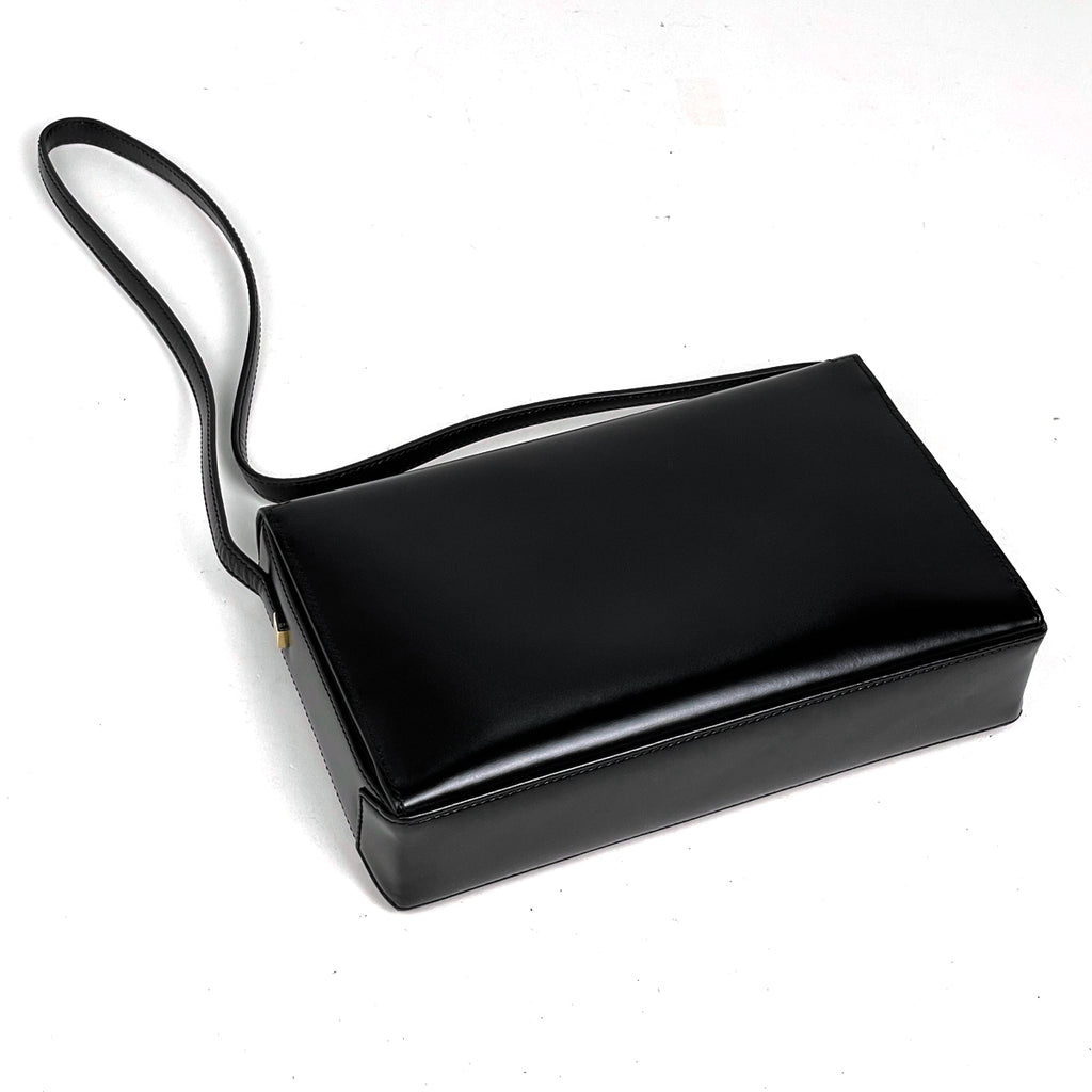 ロエベ ロゴ ショルダーバッグ ワンショルダー ショルダーバッグ レザー ブラック レディース 【中古】brbag