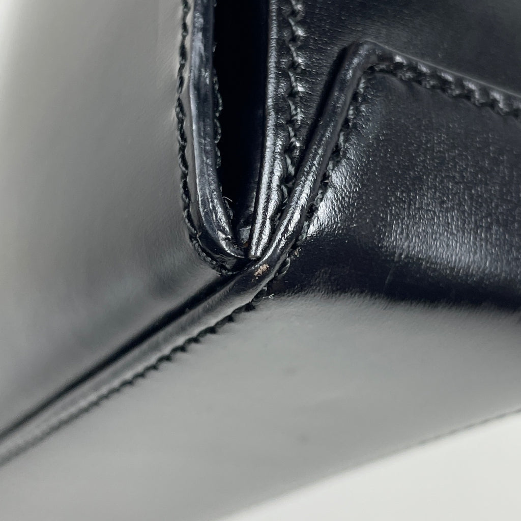 ロエベ ロゴ ショルダーバッグ ワンショルダー ショルダーバッグ レザー ブラック レディース 【中古】brbag