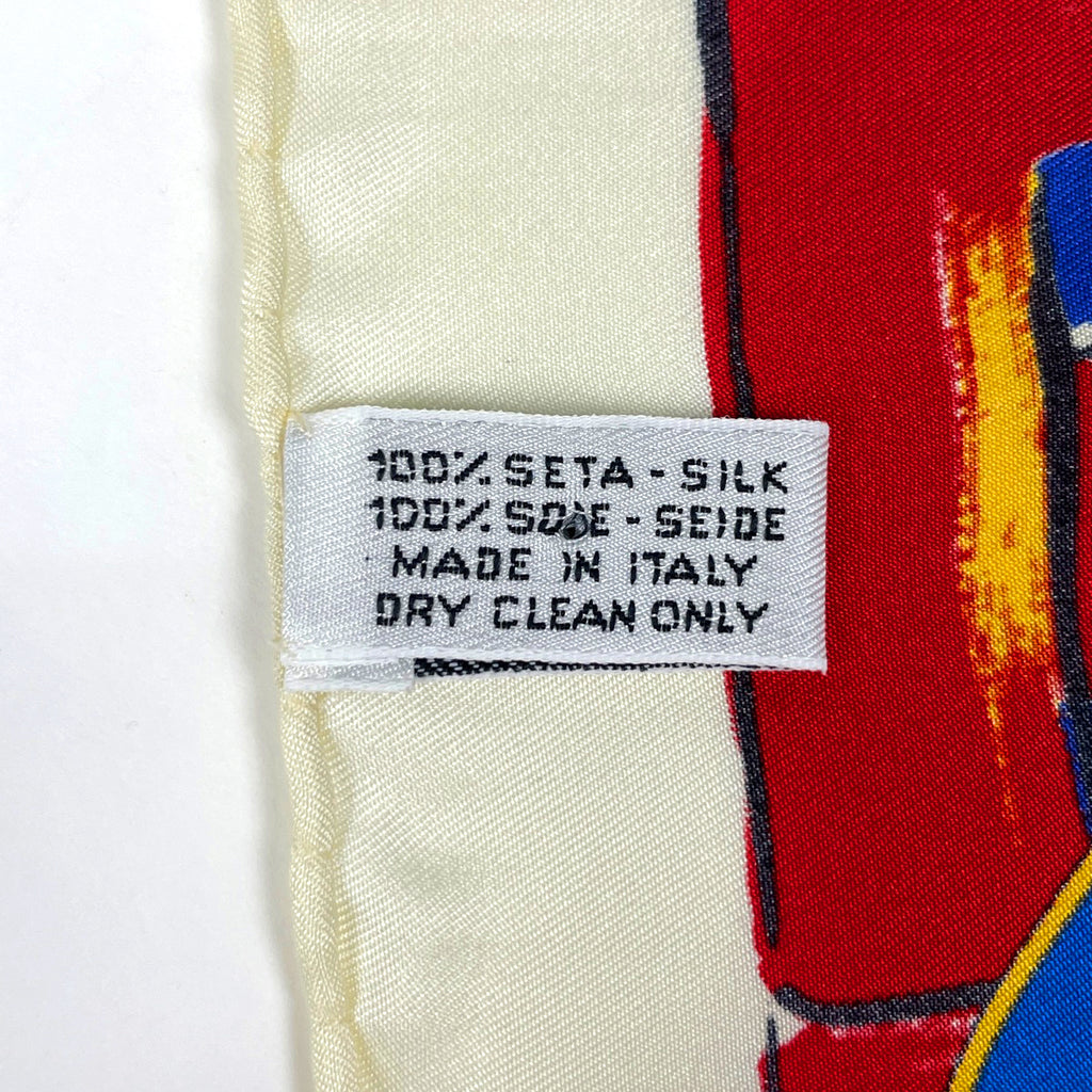 シャネル フラワー柄 スカーフ 花柄 ココマーク スカーフ シルク ホワイト マルチカラー レディース 【中古】brbag