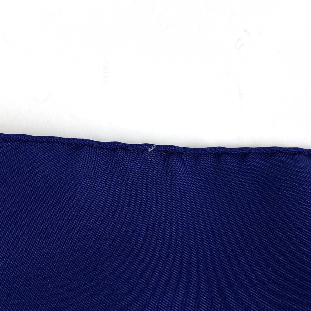 エルメス カレ 90 BRAZIL ブラジル スカーフ シルク ネイビー マルチカラー レディース 【中古】brbag