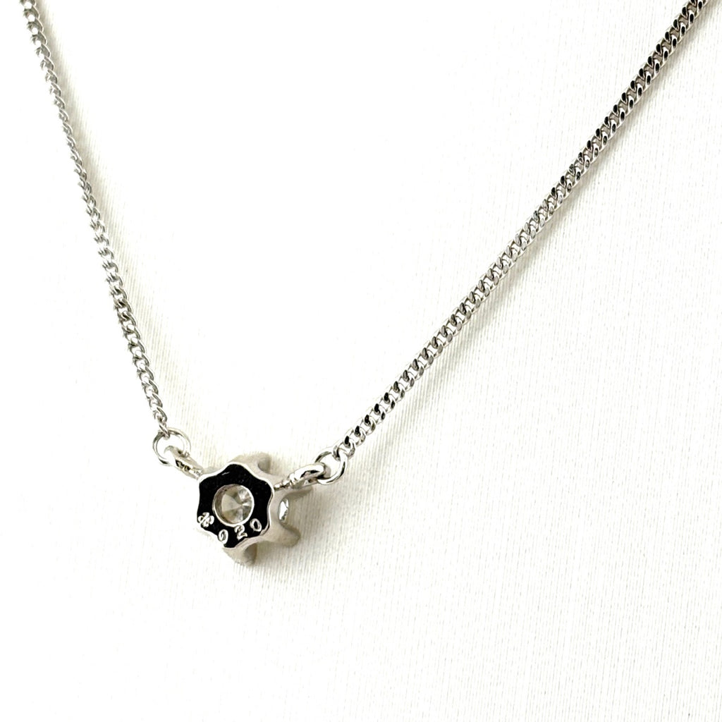 ダイヤモンド デザインネックレス プラチナ ペンダント ネックレス Pt850 ダイヤモンド レディース ノンブランドジュエリー 【中古】nbjwl