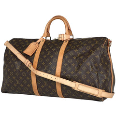 ルイ・ヴィトン キーポル バンドリエール 55 2WAY ショルダーバッグ ボストンバッグ モノグラム ブラウン M41414 レディース 【中古】brbag