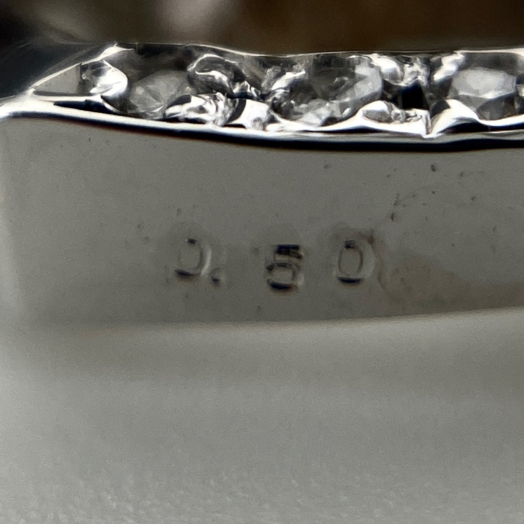 メレダイヤ デザインネックレス WG ホワイトゴールド ペンダント ネックレス K18 WG ダイヤモンド レディース 【中古】nbjwl