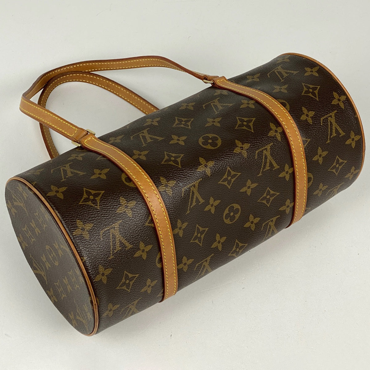 バイセル公式】ルイ・ヴィトン パピヨン 30 バレルバッグ 筒型 旧型