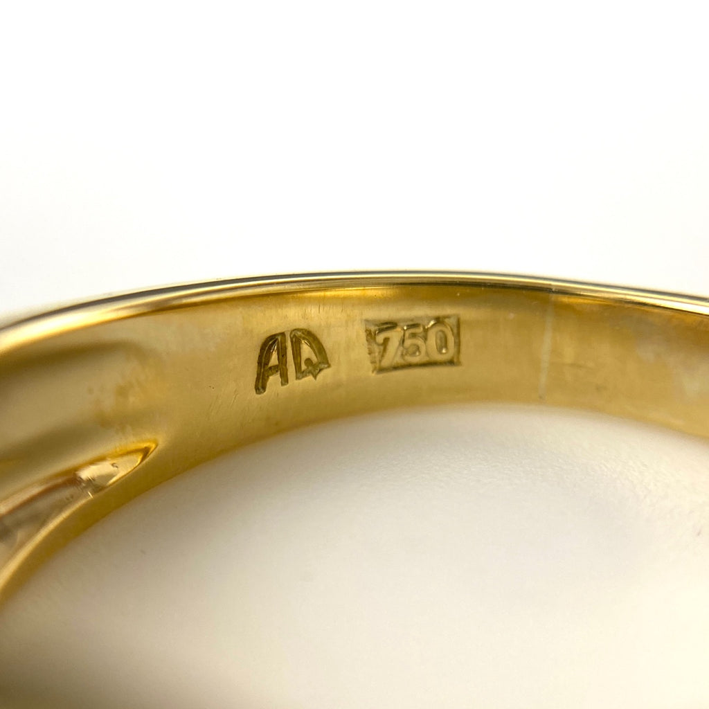 YG K18 ダイヤモンド リング 9号 レディース 【中古】nbjwl