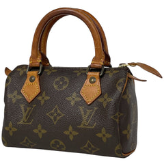 ルイ・ヴィトン ミニ スピーディ ショッピング 手提げ ハンドバッグ モノグラム ブラウン M41534 レディース 【中古】brbag