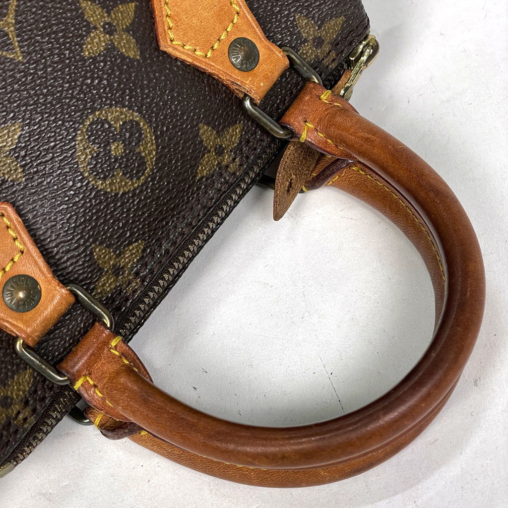 ルイ・ヴィトン ミニ スピーディ ショッピング 手提げ ハンドバッグ モノグラム ブラウン M41534 レディース 【中古】brbag