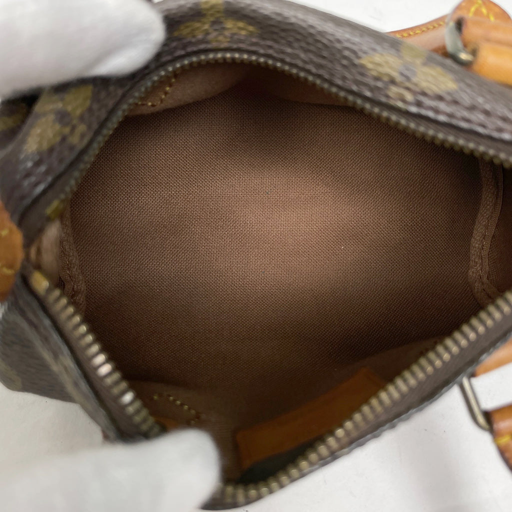 ルイ・ヴィトン ミニ スピーディ ショッピング 手提げ ハンドバッグ モノグラム ブラウン M41534 レディース 【中古】brbag