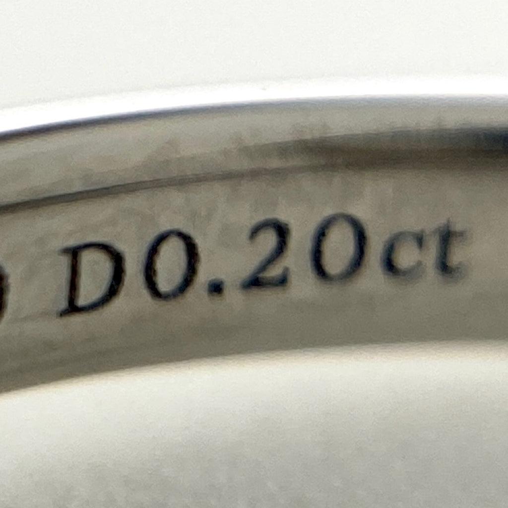 ティファニー ソリティア リング プラチナ 指輪 ダイヤモンド ソリテール リング 6.5号 Pt950 ダイヤモンド レディース 【中古】brjwl