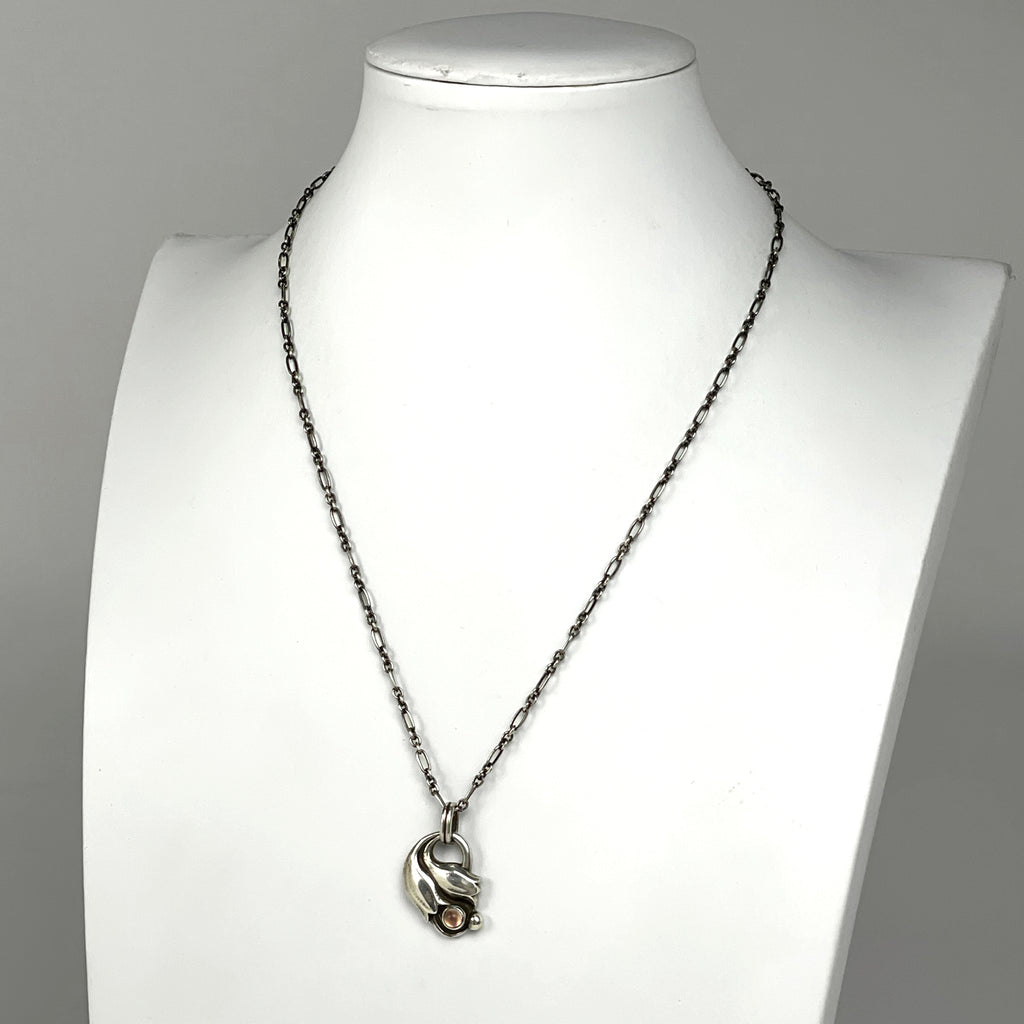 ジョージジェンセン デザイン ネックレス ヘリテージ 1999 カラーストーン ネックレス シルバー925 シルバー レディース 【中古】bracc