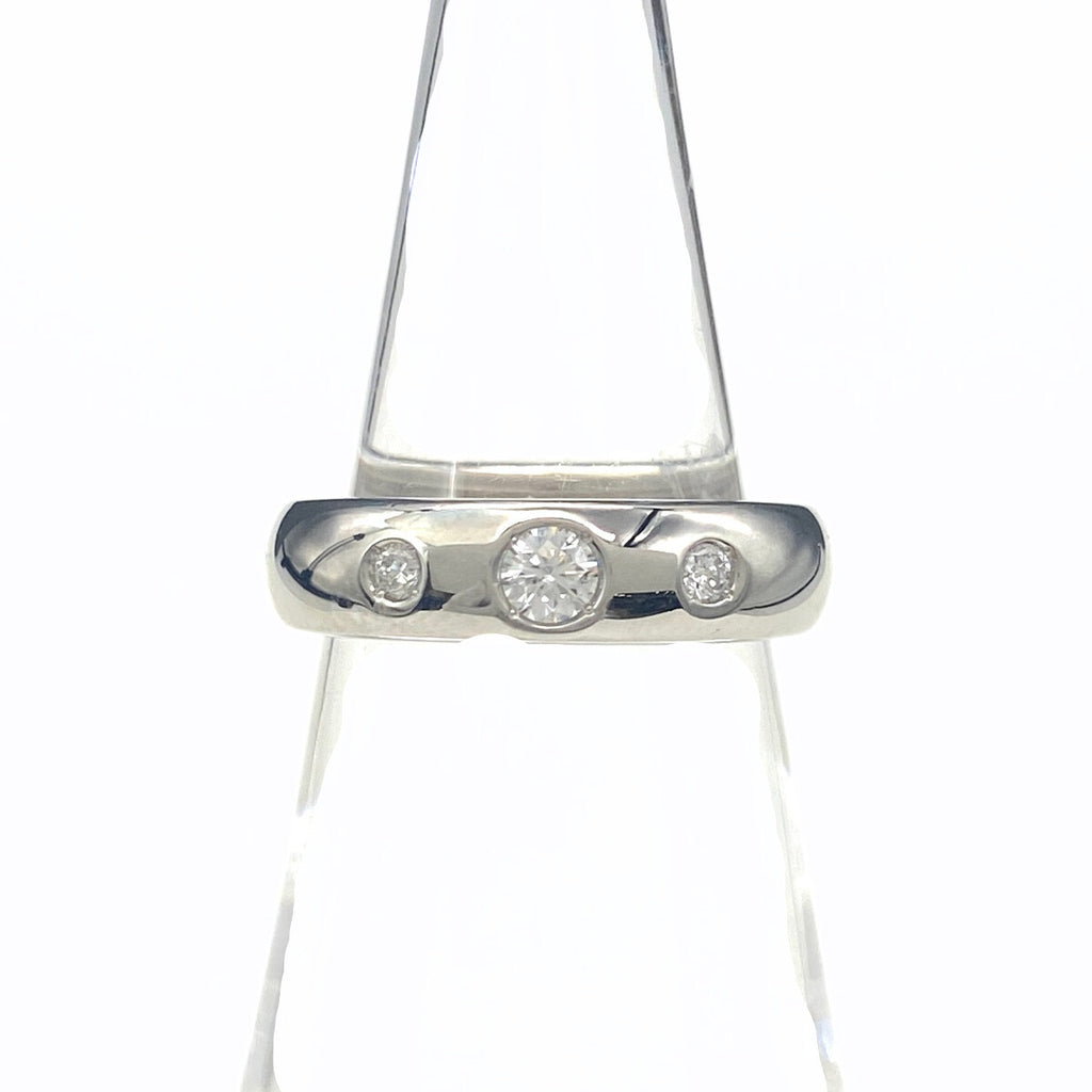 メレダイヤ デザインリング プラチナ 指輪 リング 10号 Pt900 ダイヤモンド レディース 【中古】nbjwl