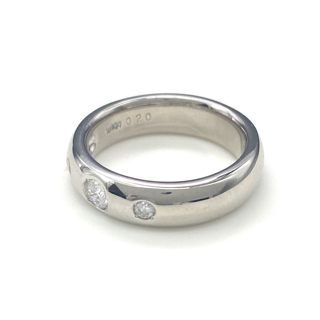 メレダイヤ デザインリング プラチナ 指輪 リング 10号 Pt900 ダイヤモンド レディース 【中古】nbjwl