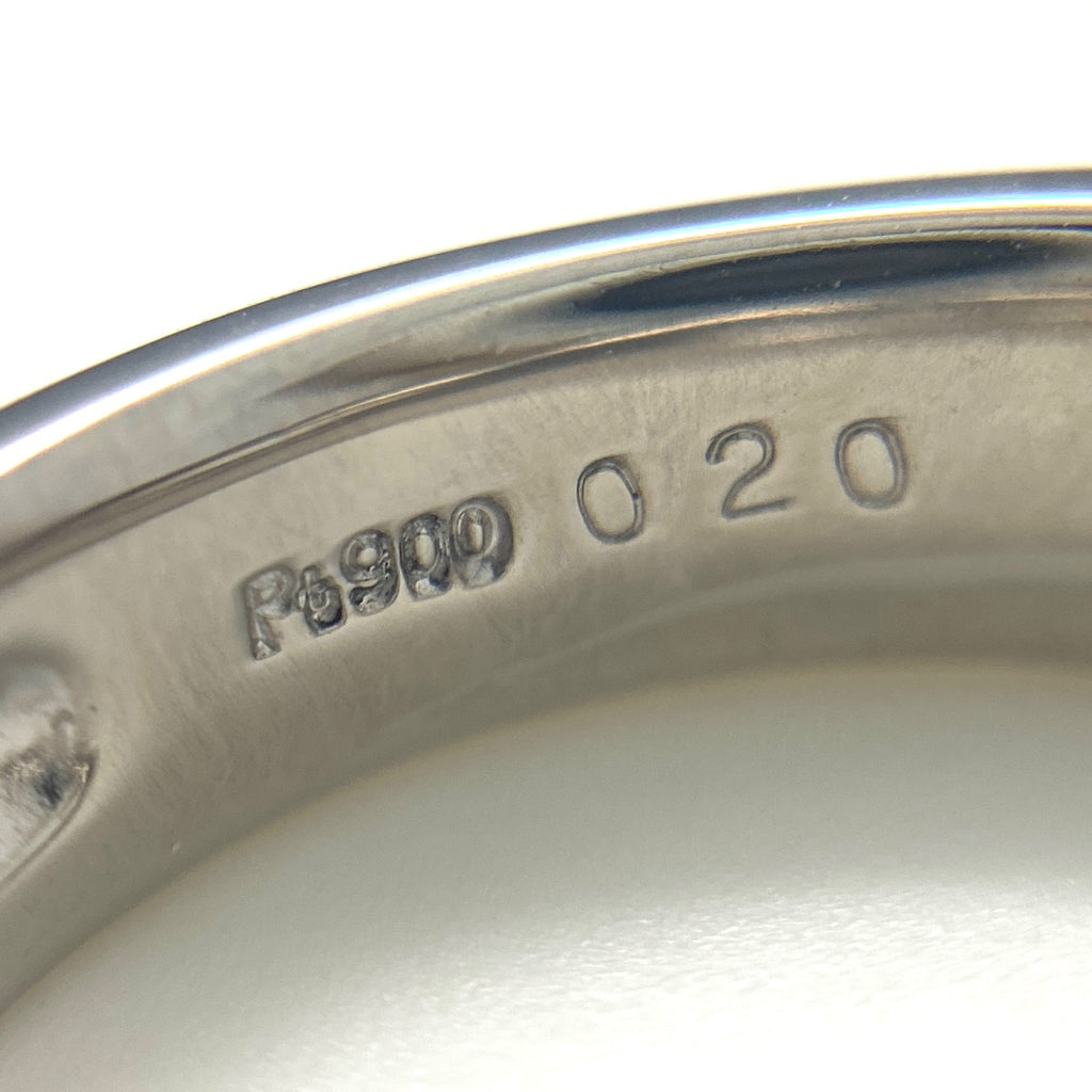 メレダイヤ デザインリング プラチナ 指輪 リング 10号 Pt900 ダイヤモンド レディース 【中古】nbjwl