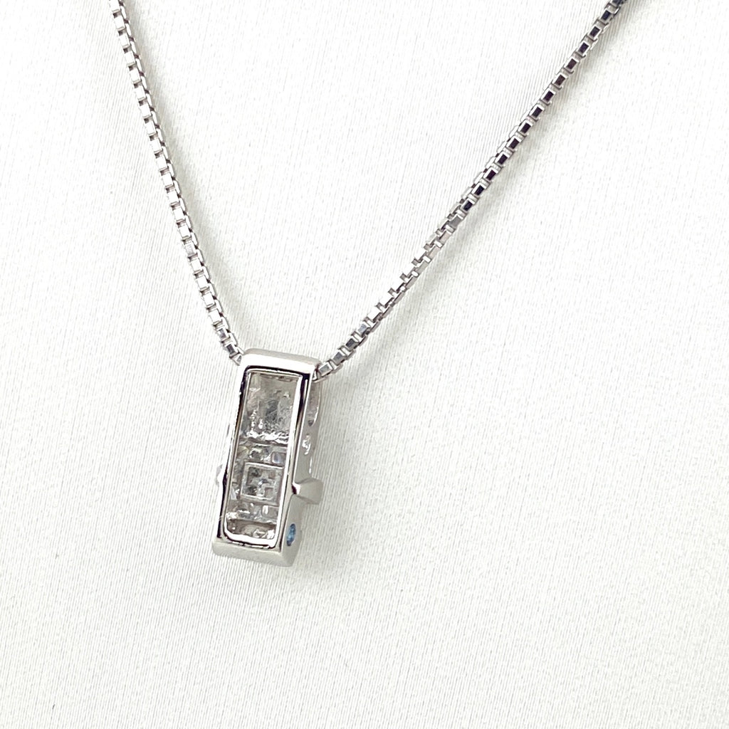 メレダイヤ デザインネックレス プラチナ ペンダント トリートメントダイヤ ネックレス Pt900 Pt850 ダイヤモンド レディース 【中古】nbjwl