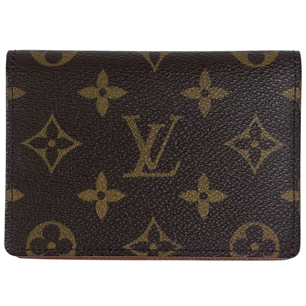 ルイ・ヴィトン ポルト2カルト ヴェルティカル 定期入れ クレジットカード キャッシュカード ICカード IDケース カードケース モノグラム ブラウン M60533 レディース 【中古】brbag