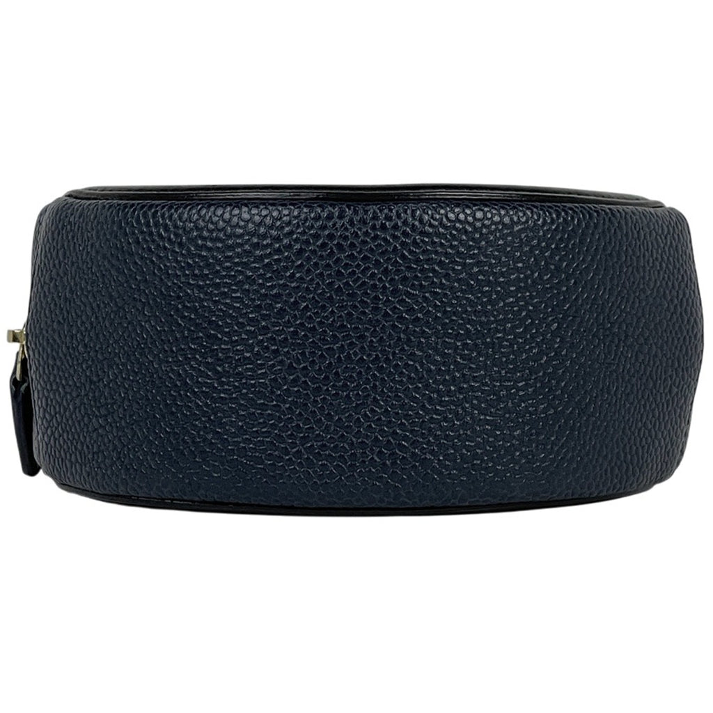 シャネル CCフィリグリー チェーン ショルダーバッグ マトラッセ ショルダーバッグ キャビアスキン ネイビー ブラック AP0365 レディース 【中古】brbag