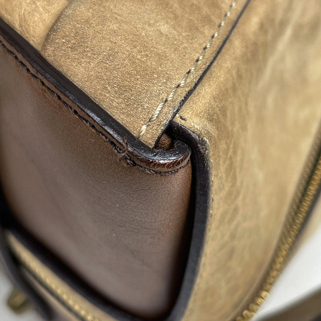 クロエ ロゴ ハンドバッグ ショルダーバッグ ハンドバッグ レザー ベージュ レディース 【中古】brbag